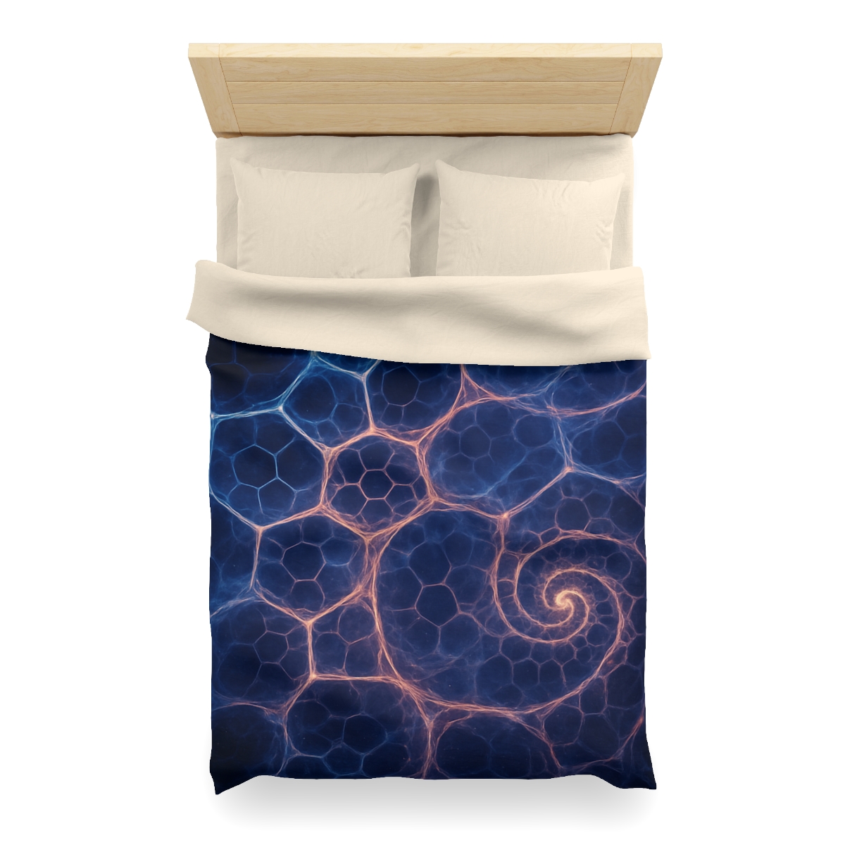 Fractal Nebula Lattice duvets for gifts