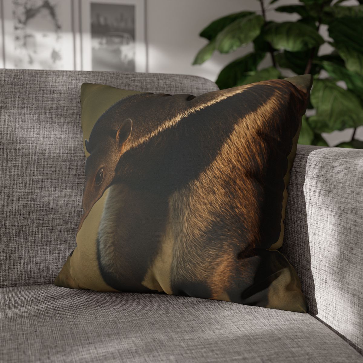 Ember Gaze Giant Anteater personalized pillow covers
