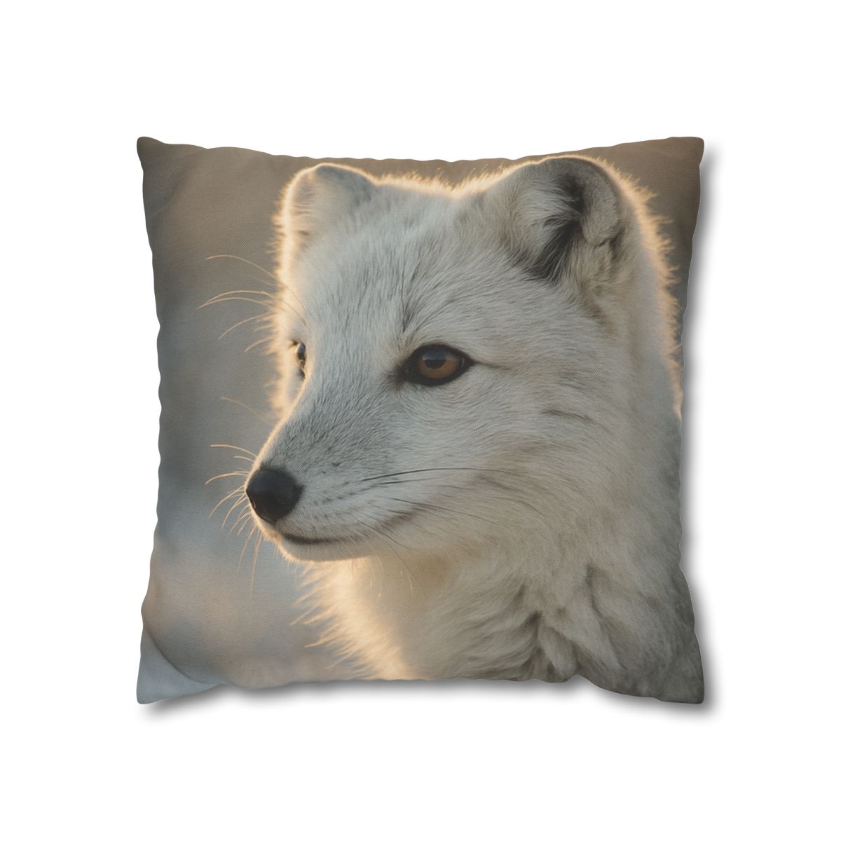 Ember Gaze Arctic Fox unique gift pillow cases