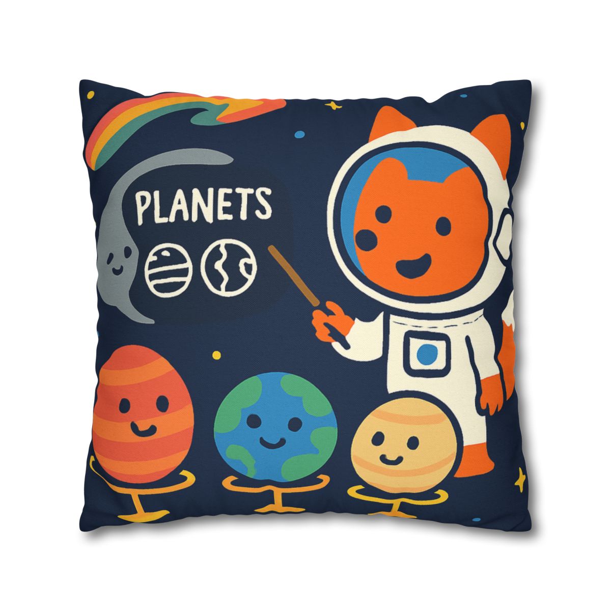 Comet Classroom With Astro Fox stylish decorative pillowcases