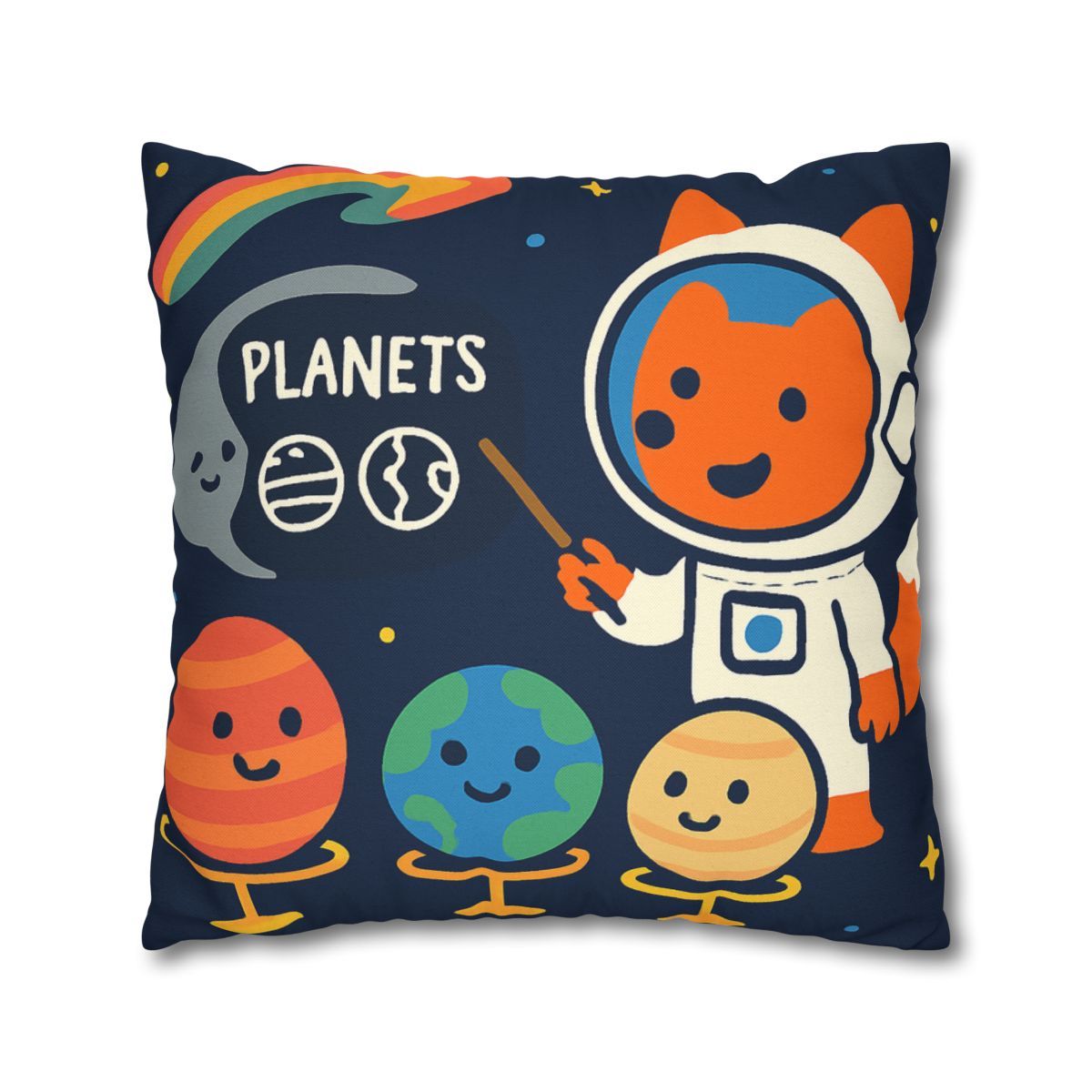 Comet Classroom With Astro Fox stylish decorative pillowcases