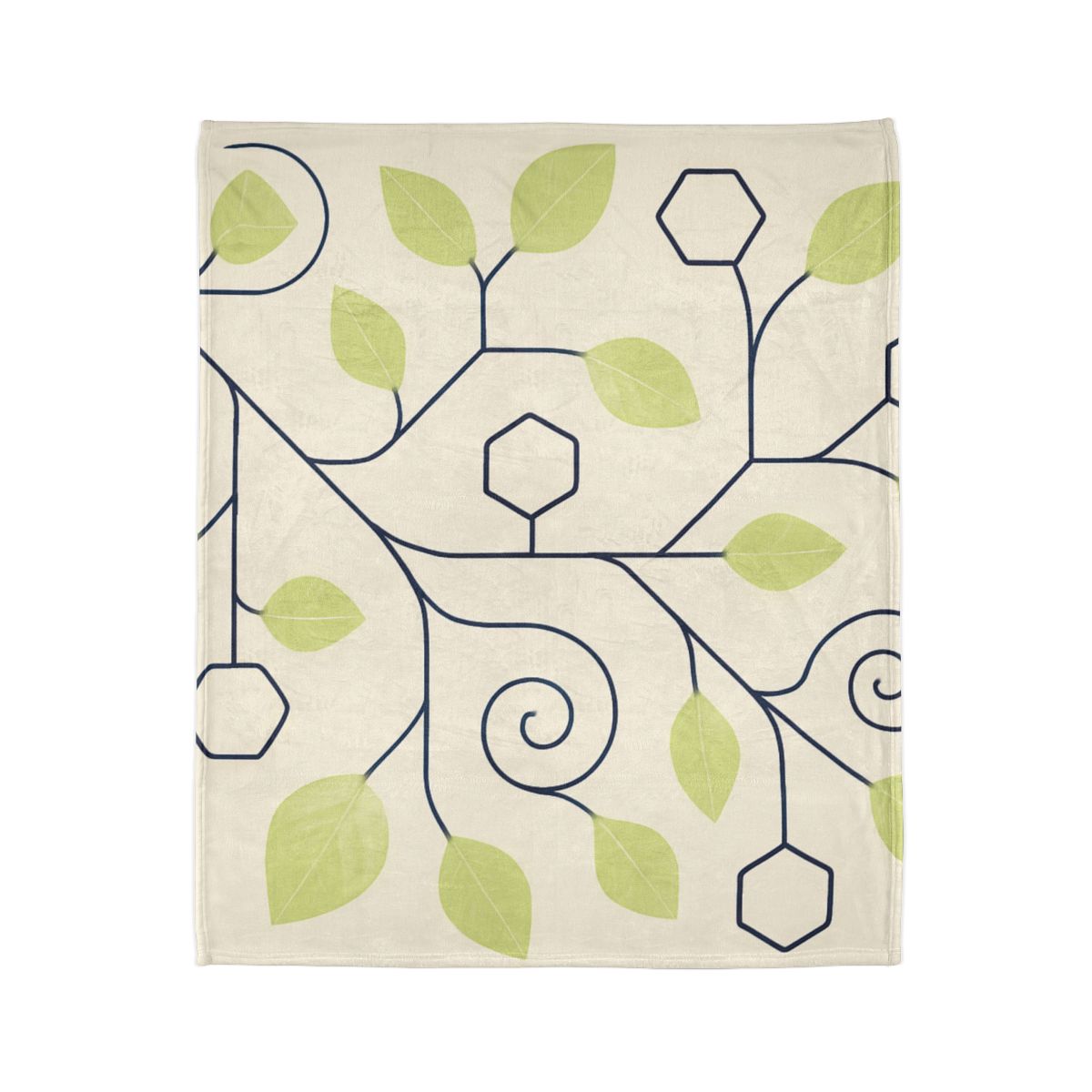 Tendril Network Diagram decorative home blankets