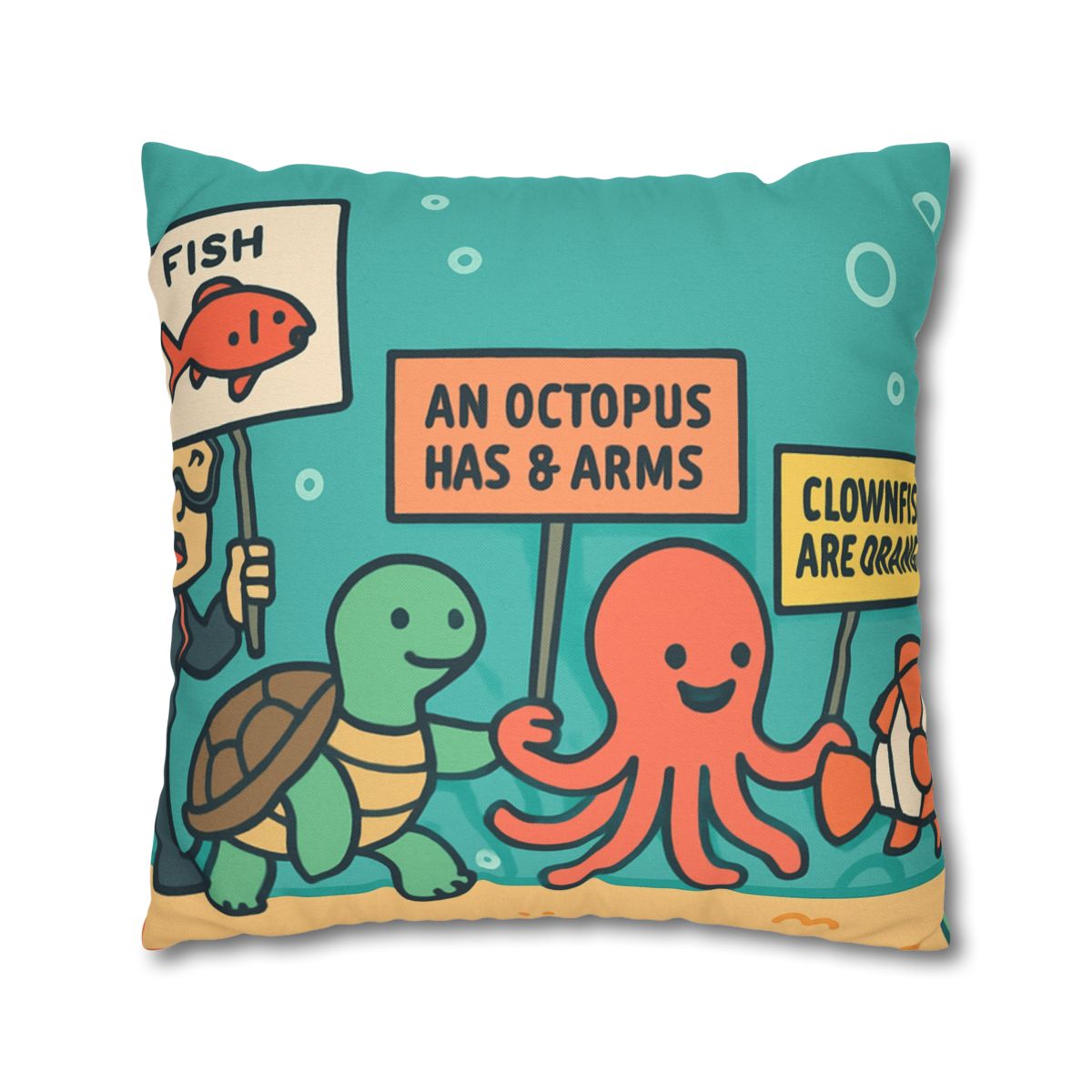 Coral Kingdom Science Parade custom pillow cases