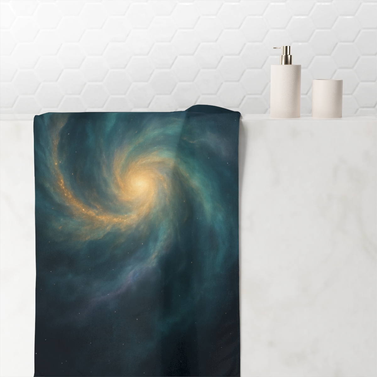 Nebula Spiral Garden comfortable face towels