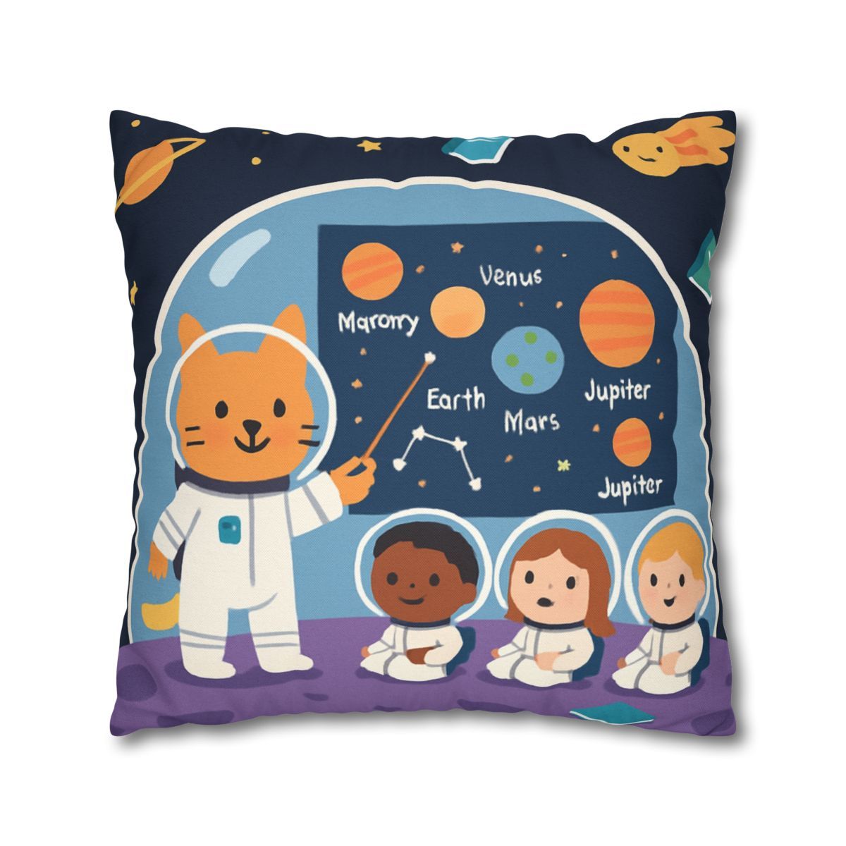 Comet Classroom In A Bubble Dome stylish decorative pillowcases