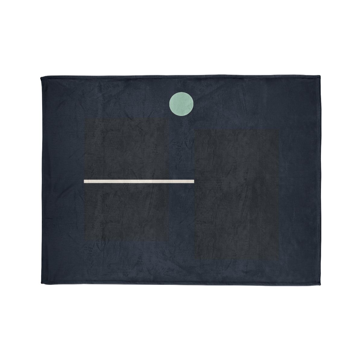 Twin Rectangles With Shared Edge Line decorative home blankets