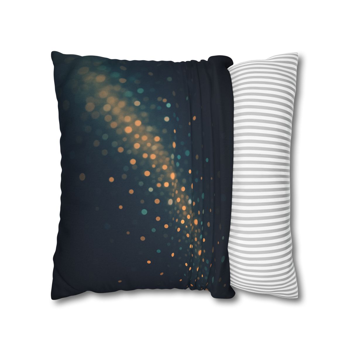 Radiant Particle Drift designer print pillow cases