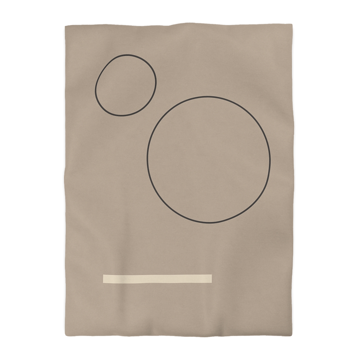 Floating Ring Alignment designer printed duvets