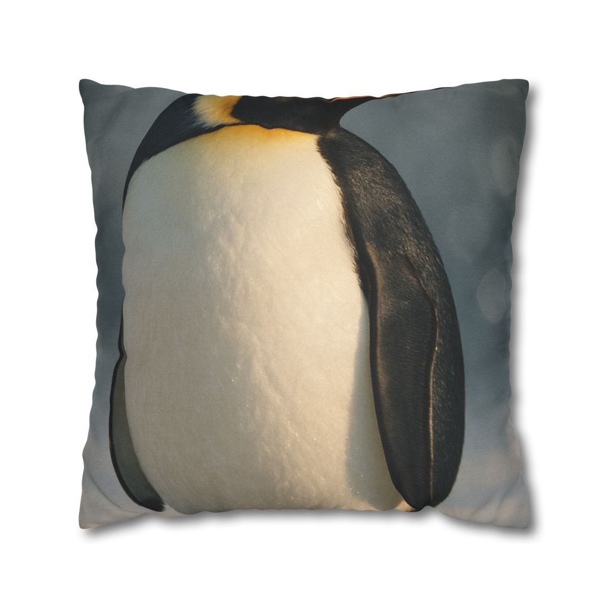Velvet Eclipse Emperor Penguin designer print pillow cases