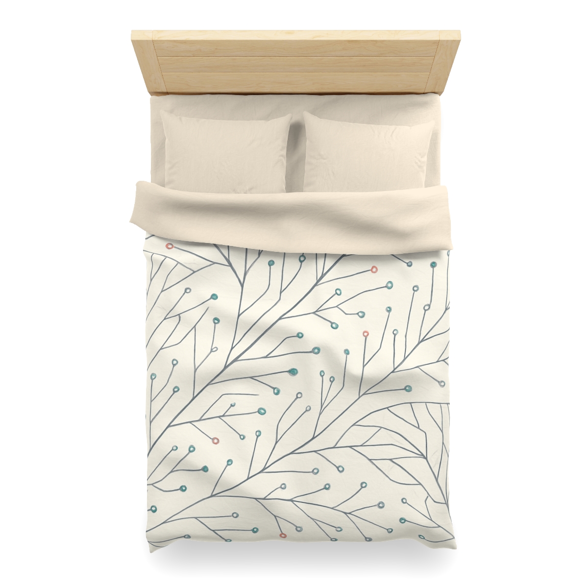 Vein Circuit Filigree designer printed duvets