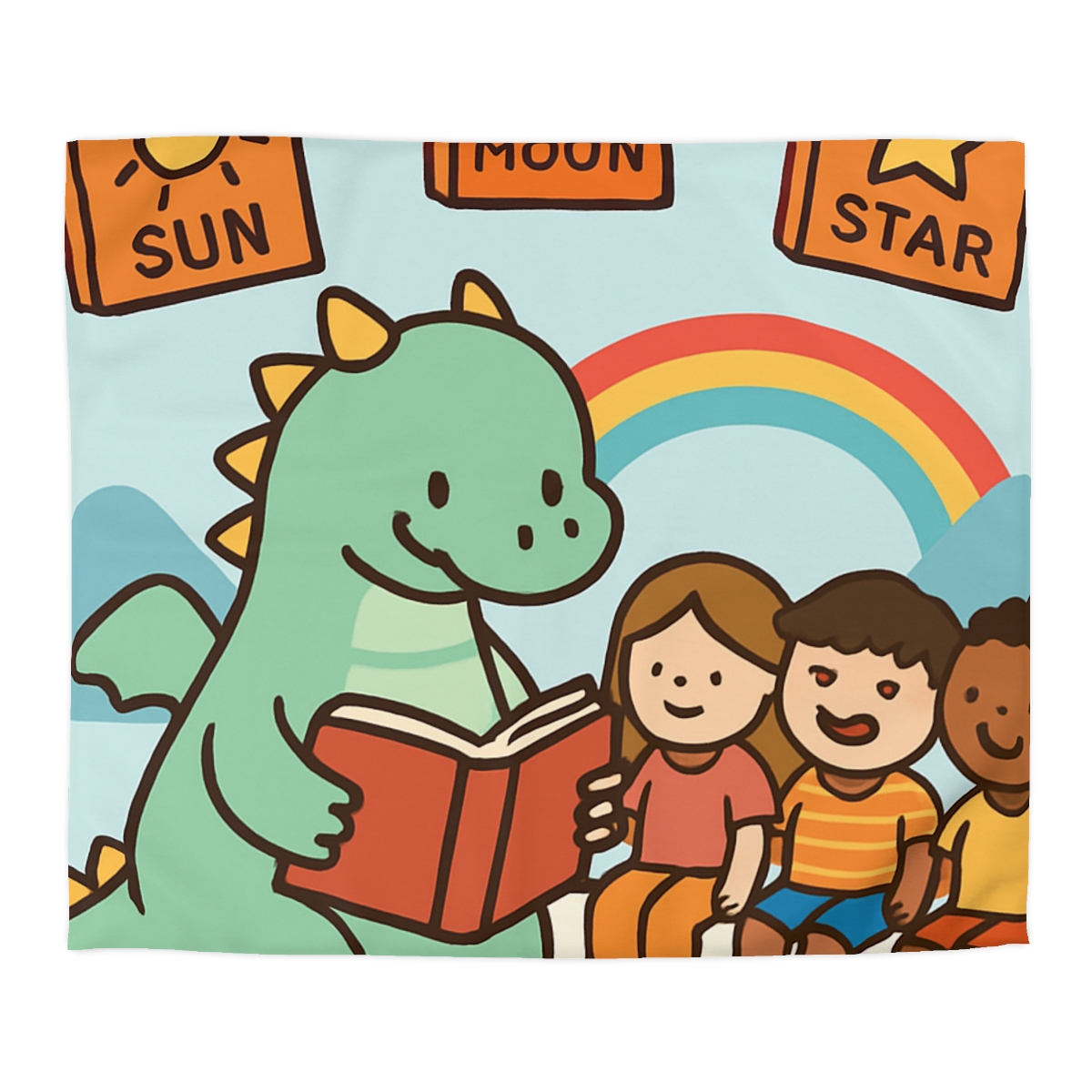 Dragon Library In The Cloud Valley unique patterned duvets