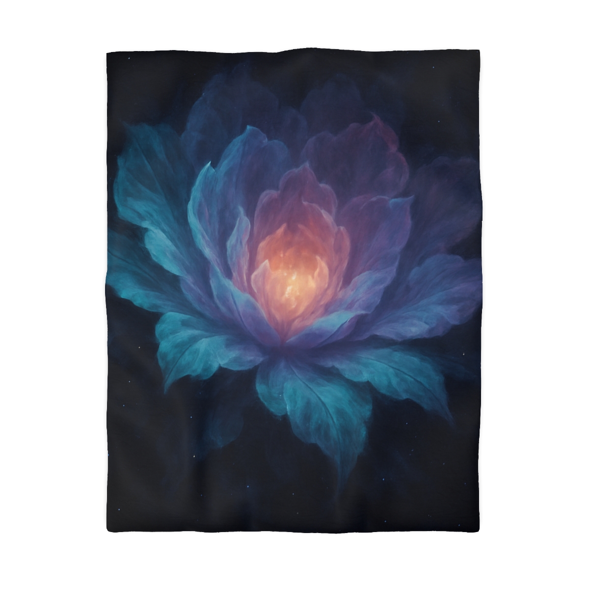 Prismatic Void Bloom custom duvets