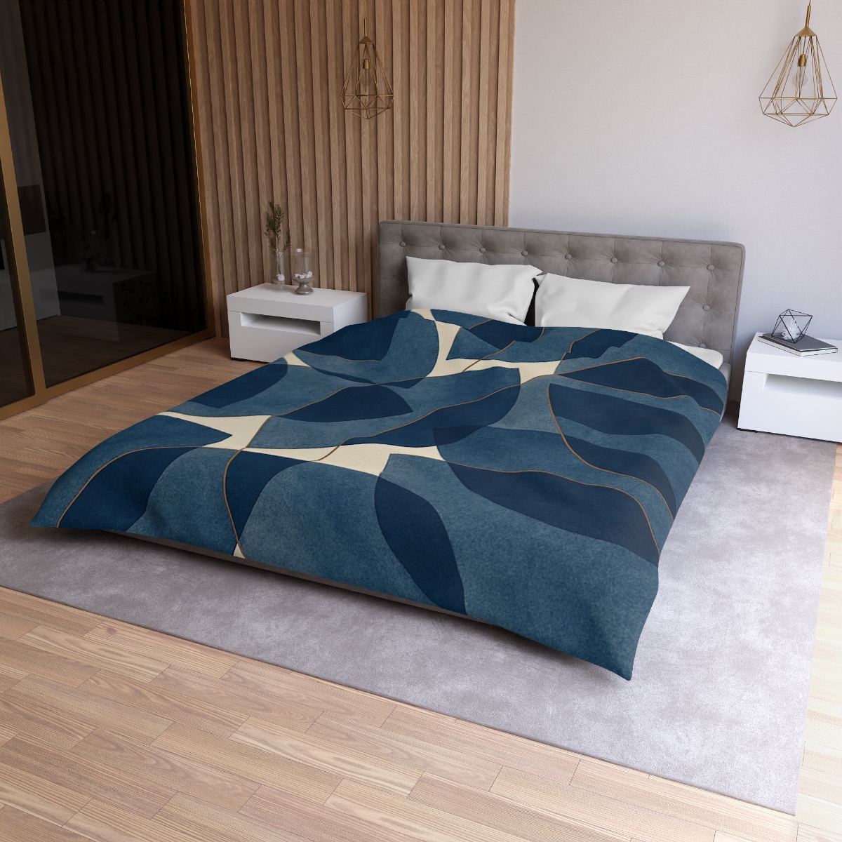 Petal Overlay Mosaic duvets for gifts