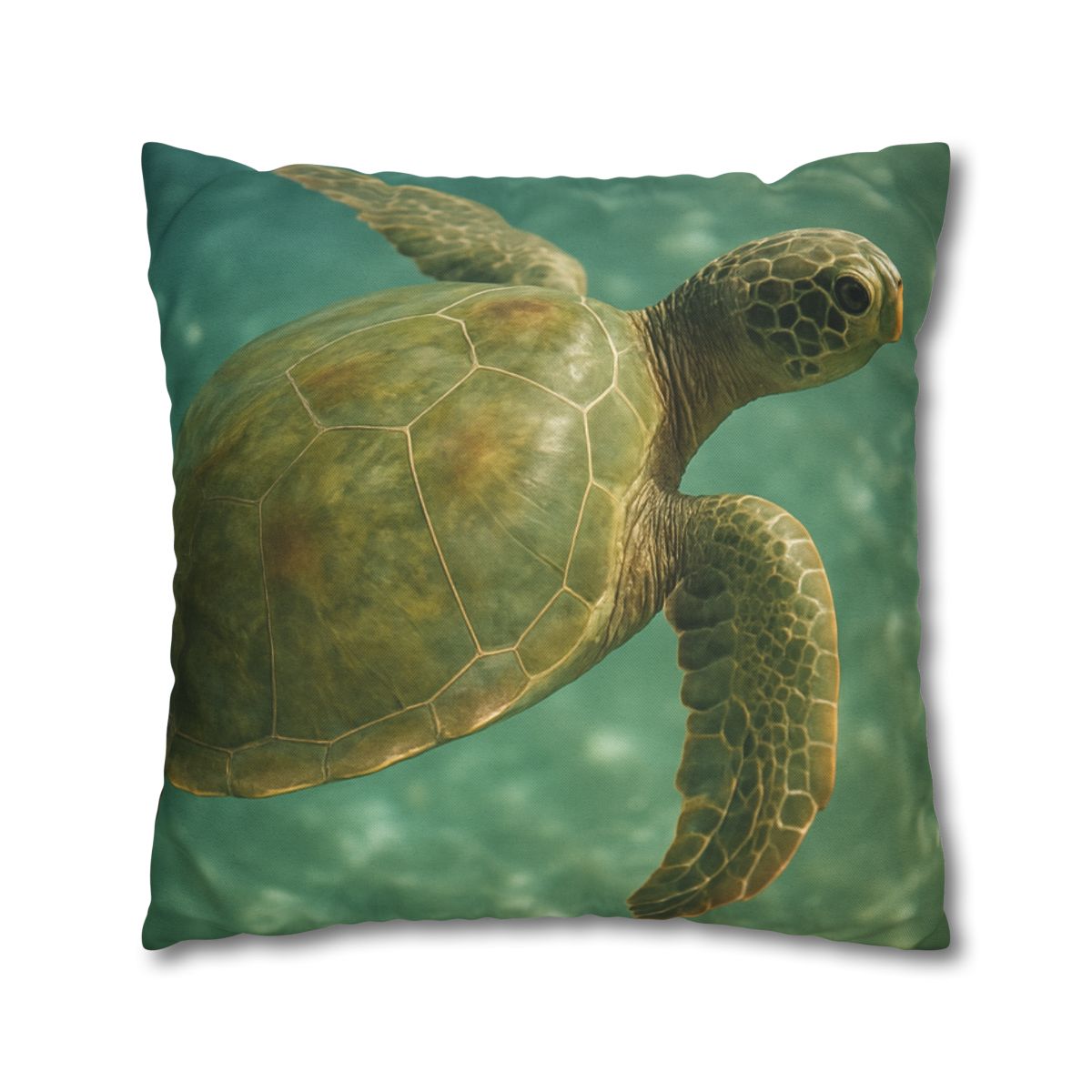 Sea Lantern Green Sea Turtle soft cotton pillow cases