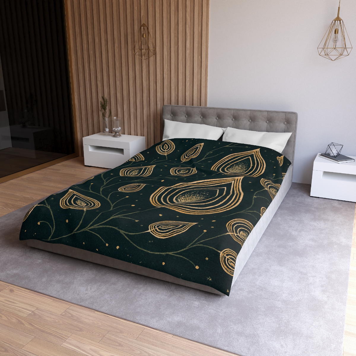 Seed Pod Constellation personalized bedding duvets