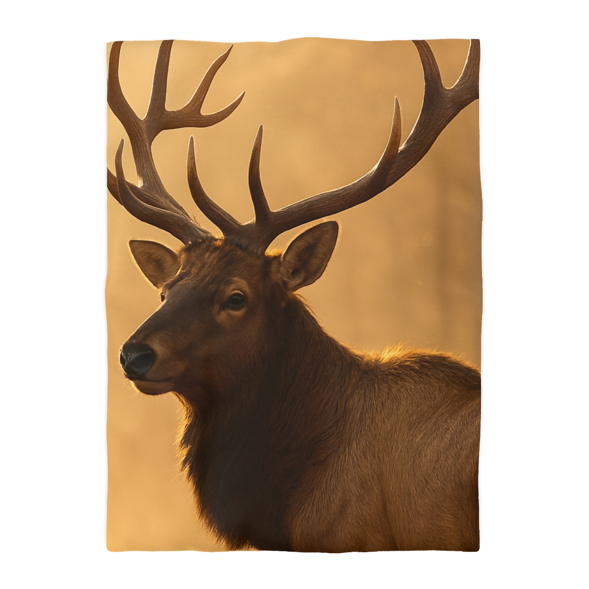Antler Crown Mountain Elk personalized bedding duvets