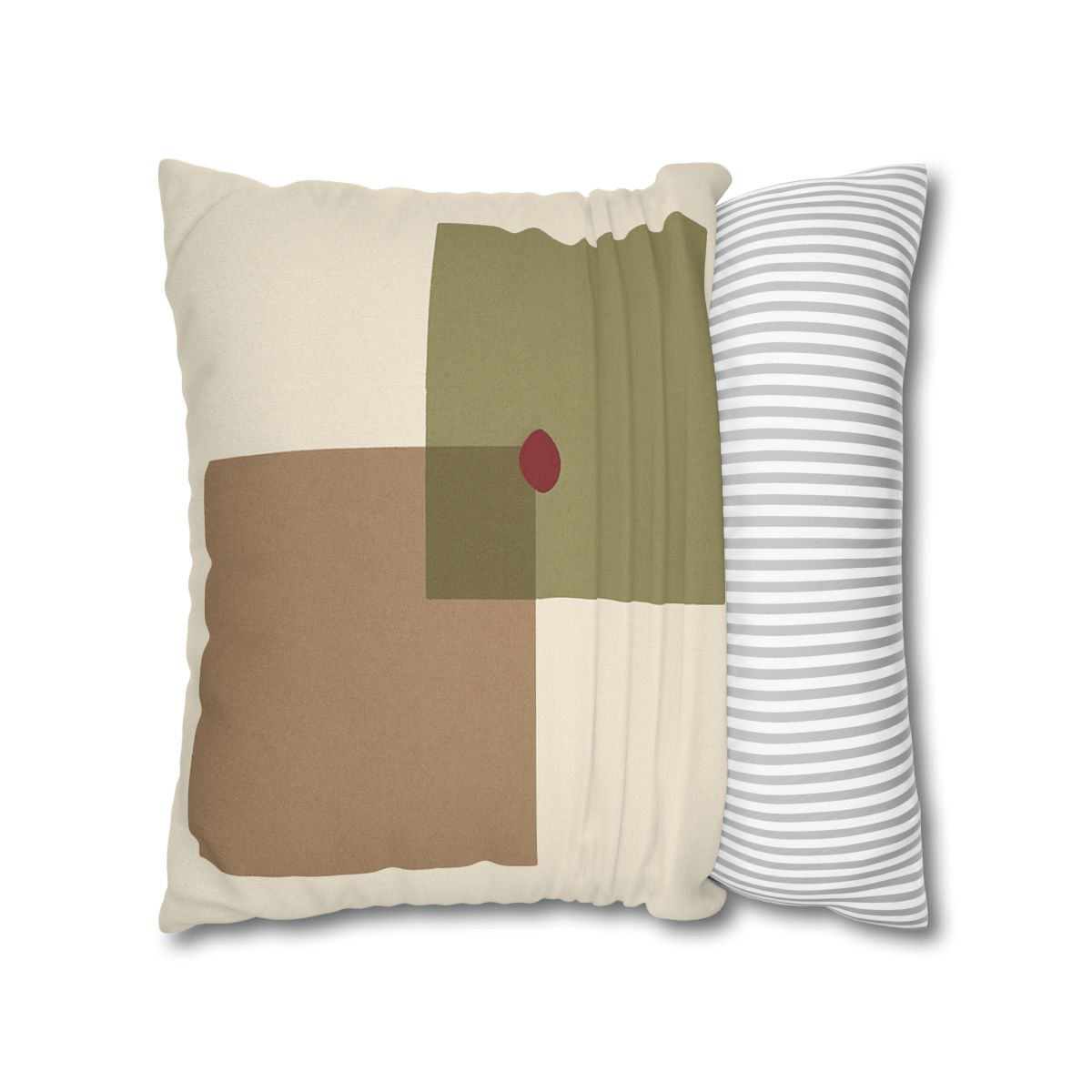 Offset Duo And Quiet Dot soft cotton pillow cases