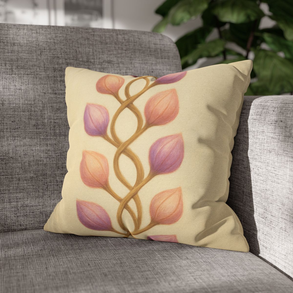 Spiral Bud Helix comfortable bedding pillow covers