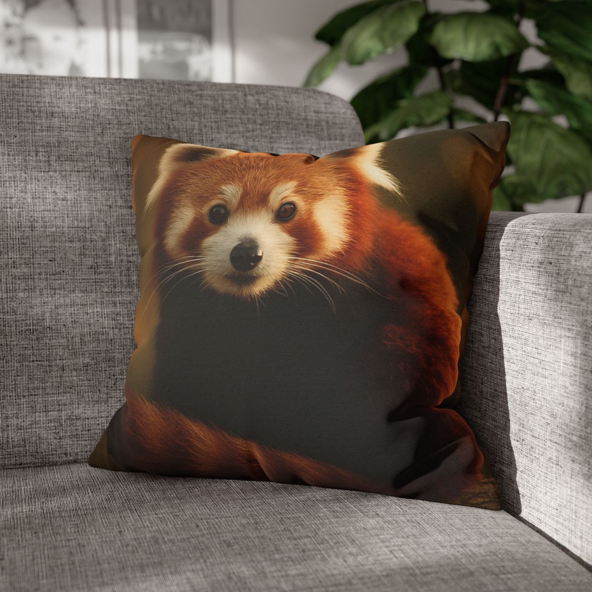 Crimson Whisper Red Panda unique gift pillow cases