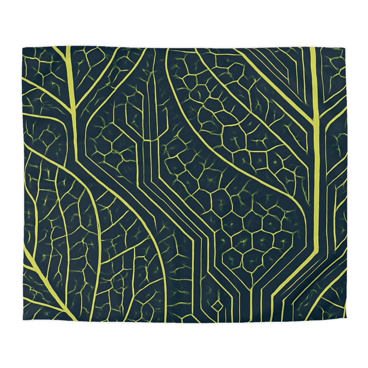 Leaf Vein Circuit Mosaic warm winter duvets