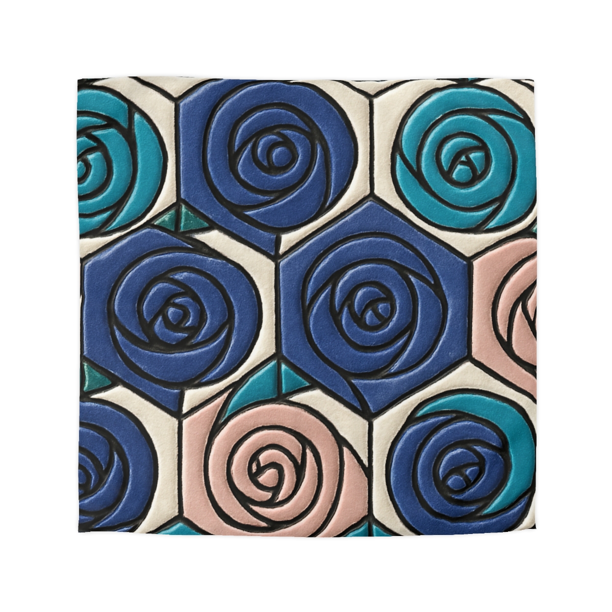 Bud Spiral Mosaic Tiles trendy bedroom duvets