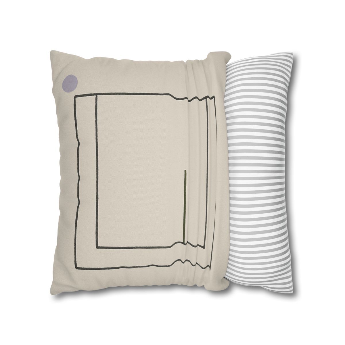 Nested Square And Crossing Short Line comfortable bedding pillow covers