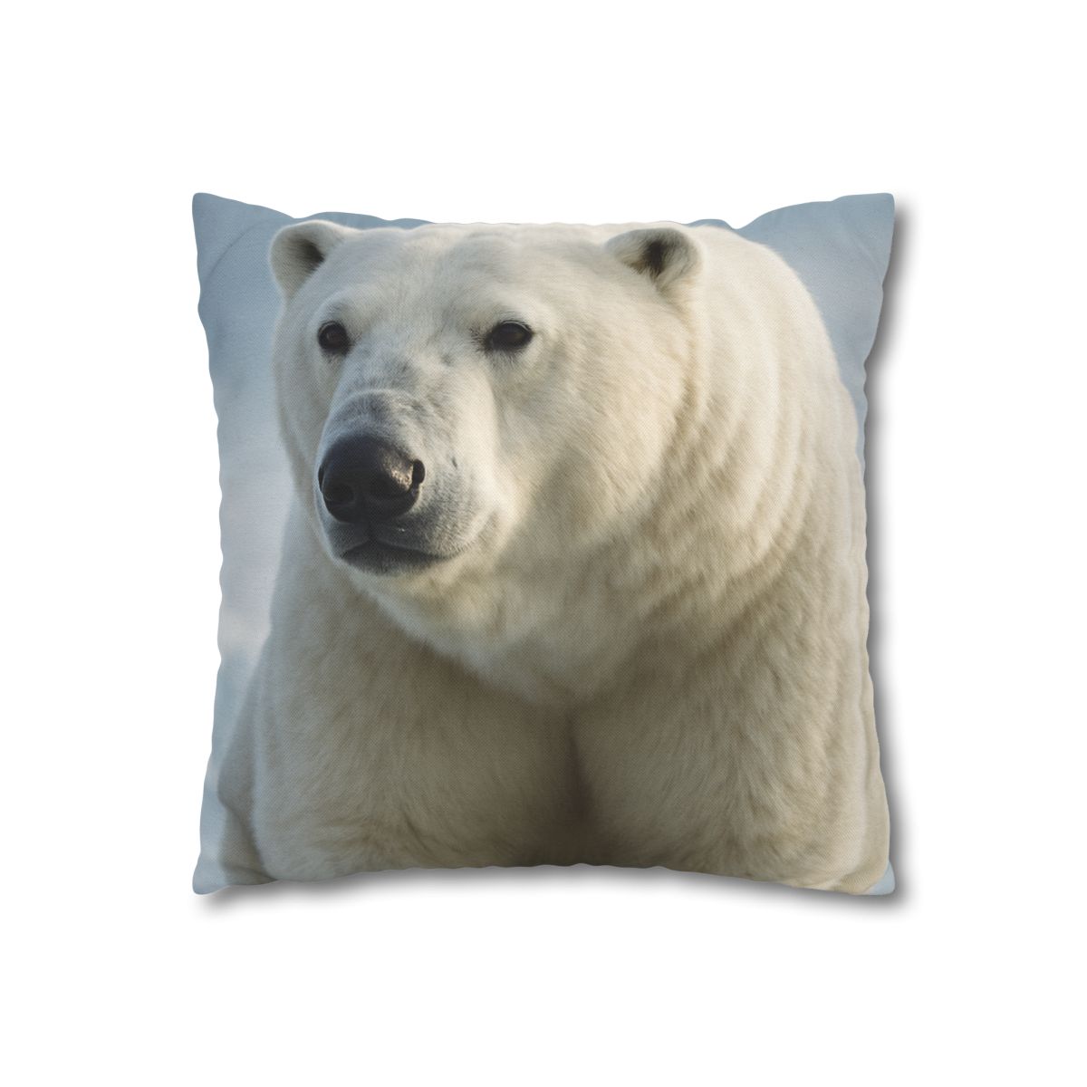 Glacier Sentinel Polar Bear personalized pillow covers
