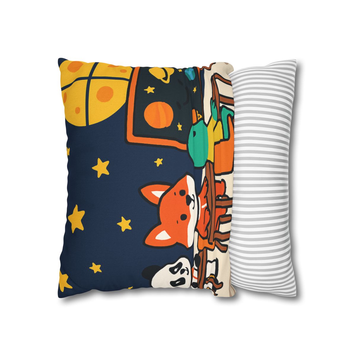 Space School For Curious Critters comfortable bedding pillow covers