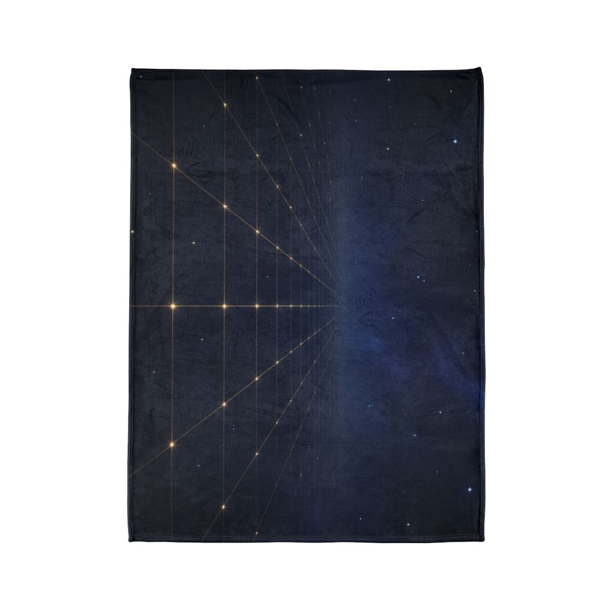 Luminous Cosmic Lattice decorative home blankets