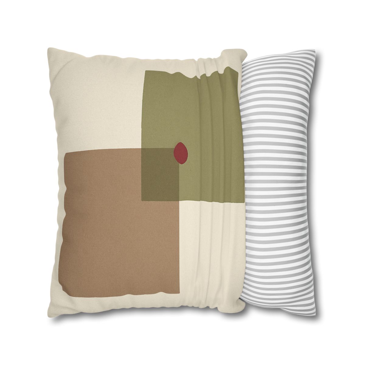 Offset Duo And Quiet Dot soft cotton pillow cases