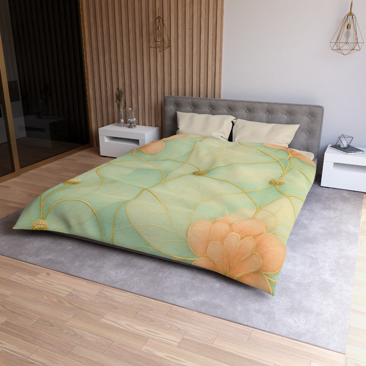 Petal Prism Lattice soft comforter duvets