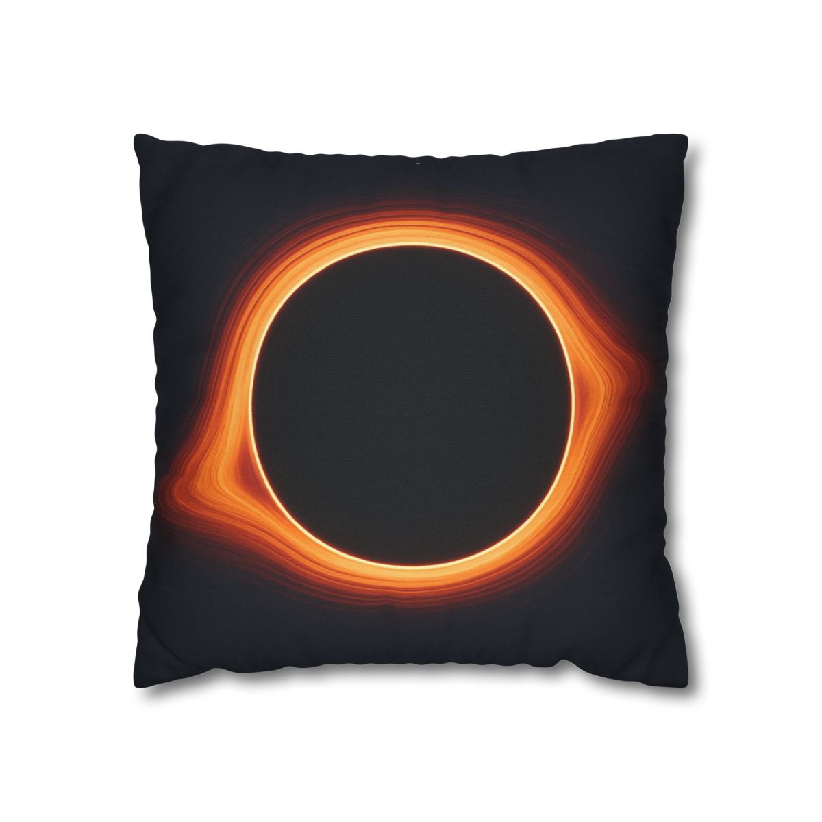 Black Hole Silhouette soft cotton pillow cases
