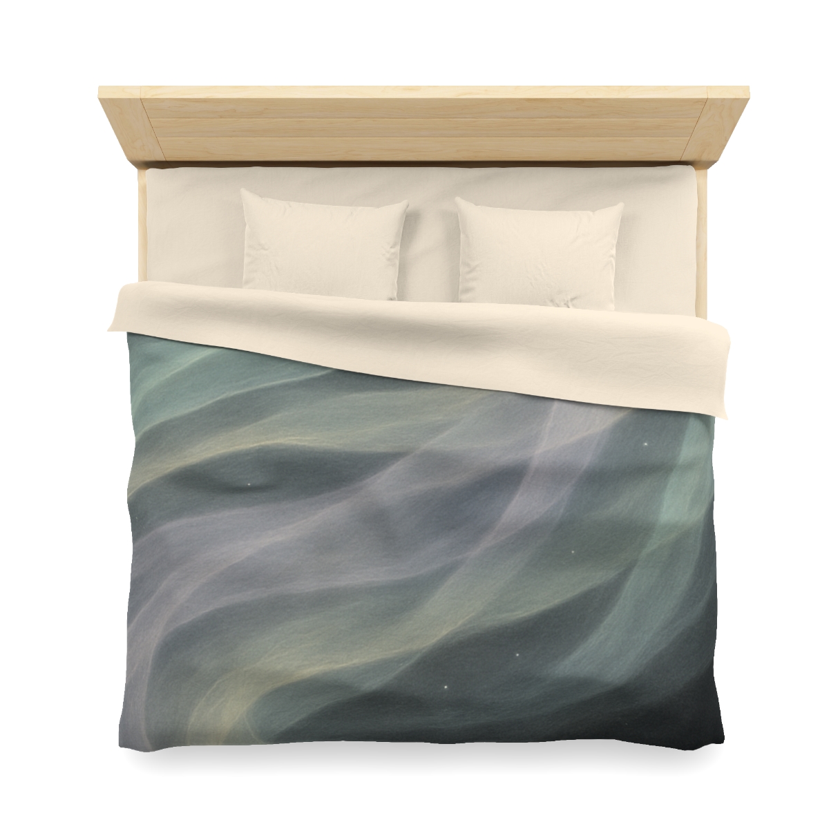 Auroral Cosmic Silk Currents stylish duvet covers