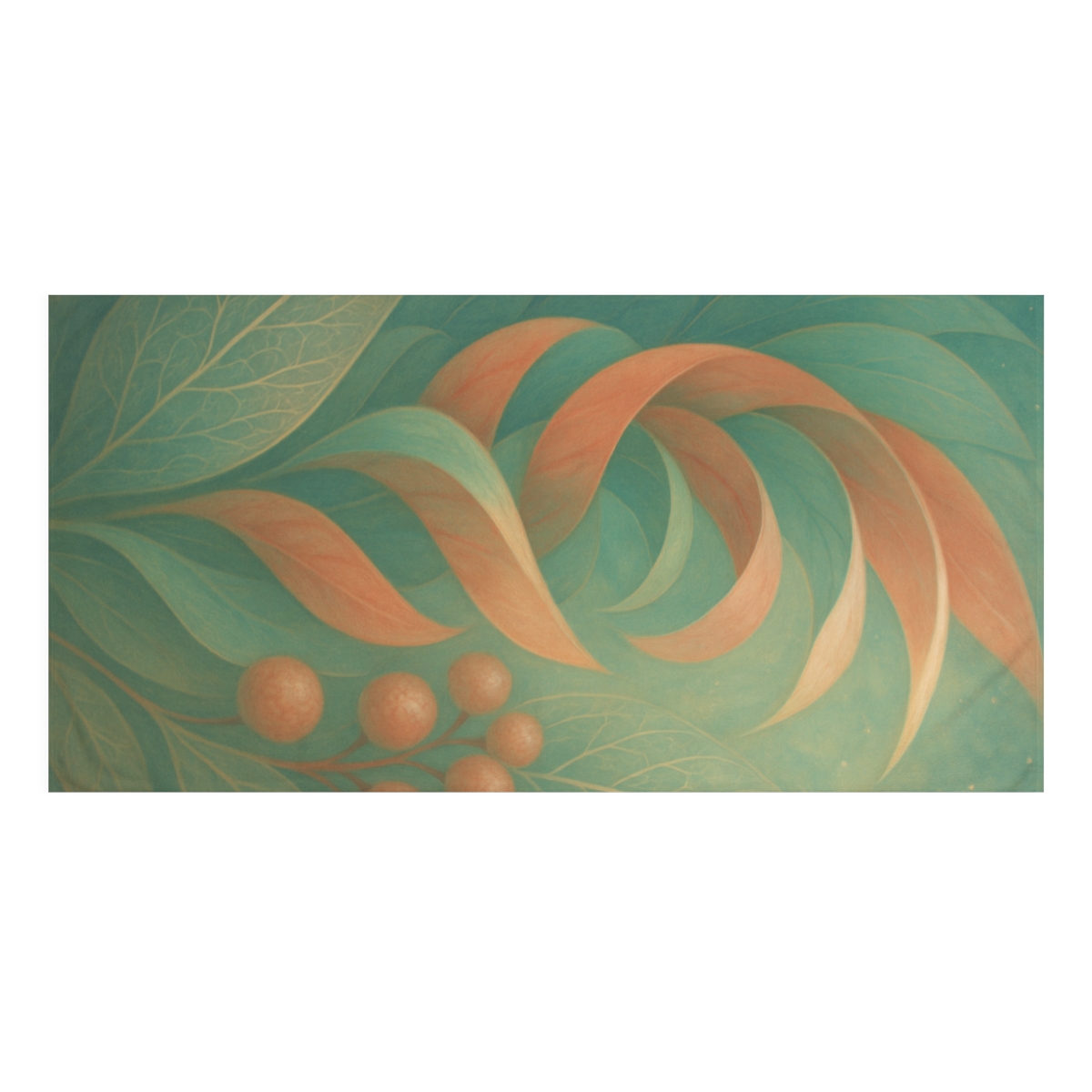Petal Lace Helix designer printed towels