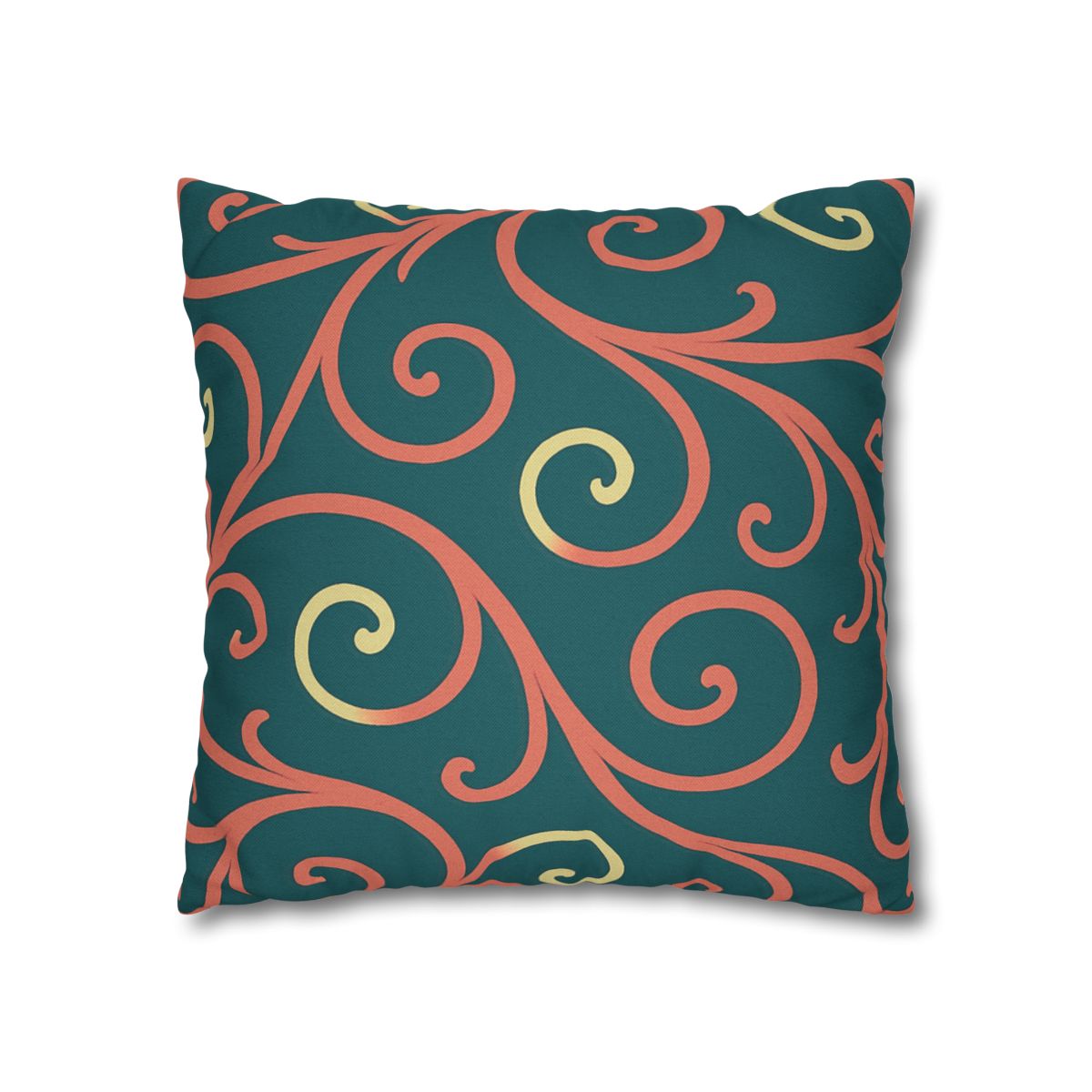 Curling Tendril Wave personalized pillow covers