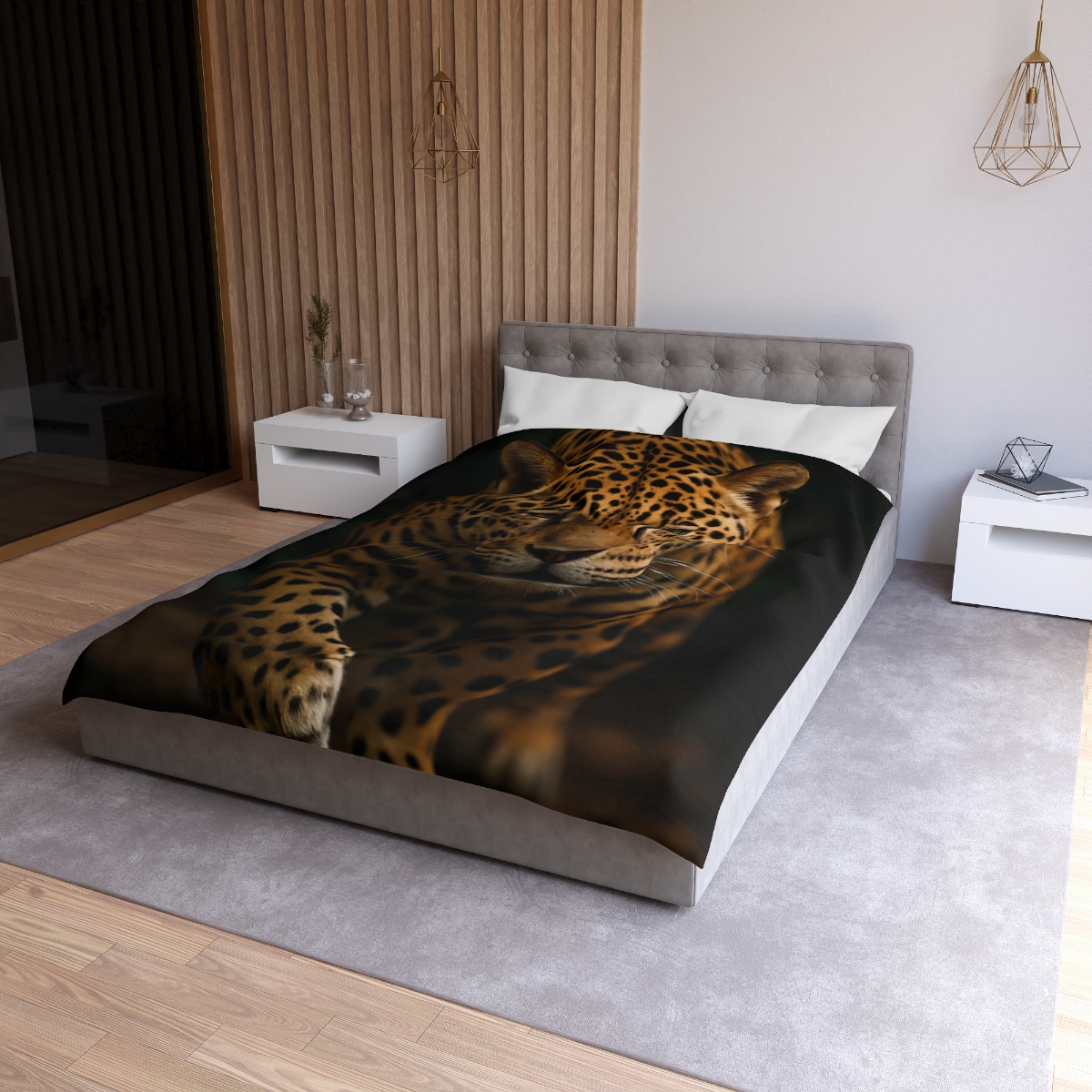 Shadow Mosaic Jaguar unique patterned duvets