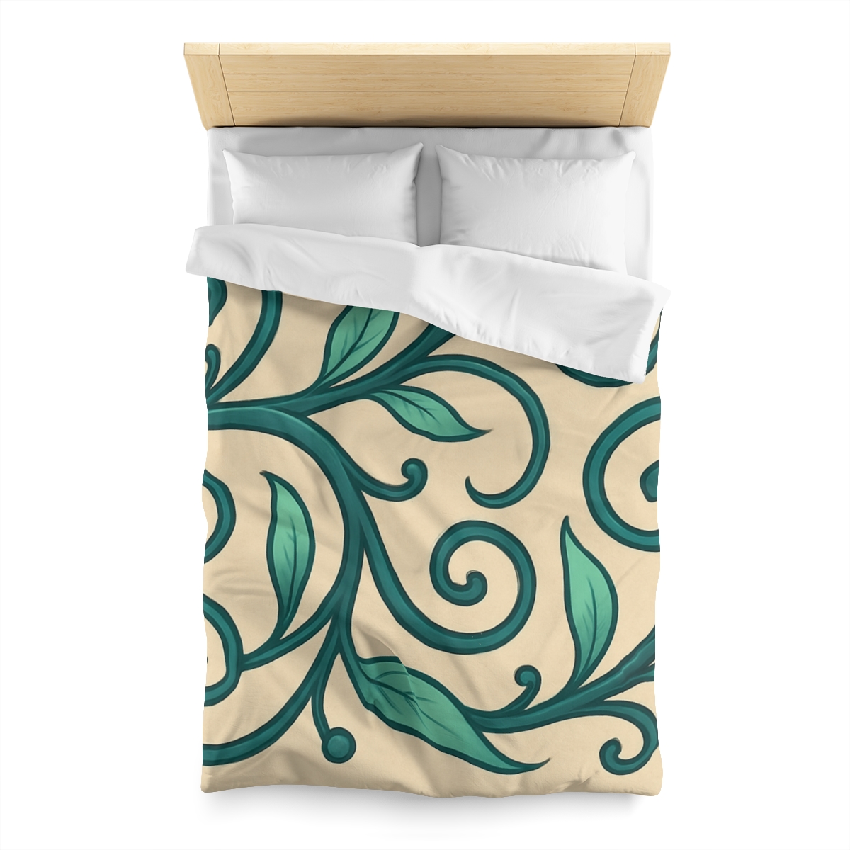 Curling Tendril Frieze personalized bedding duvets