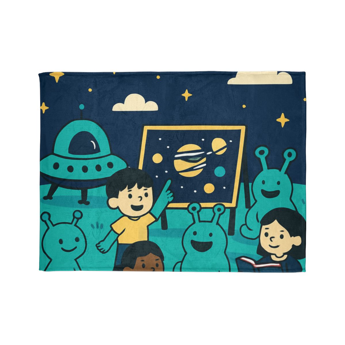 Starship Schoolyard warm winter blankets