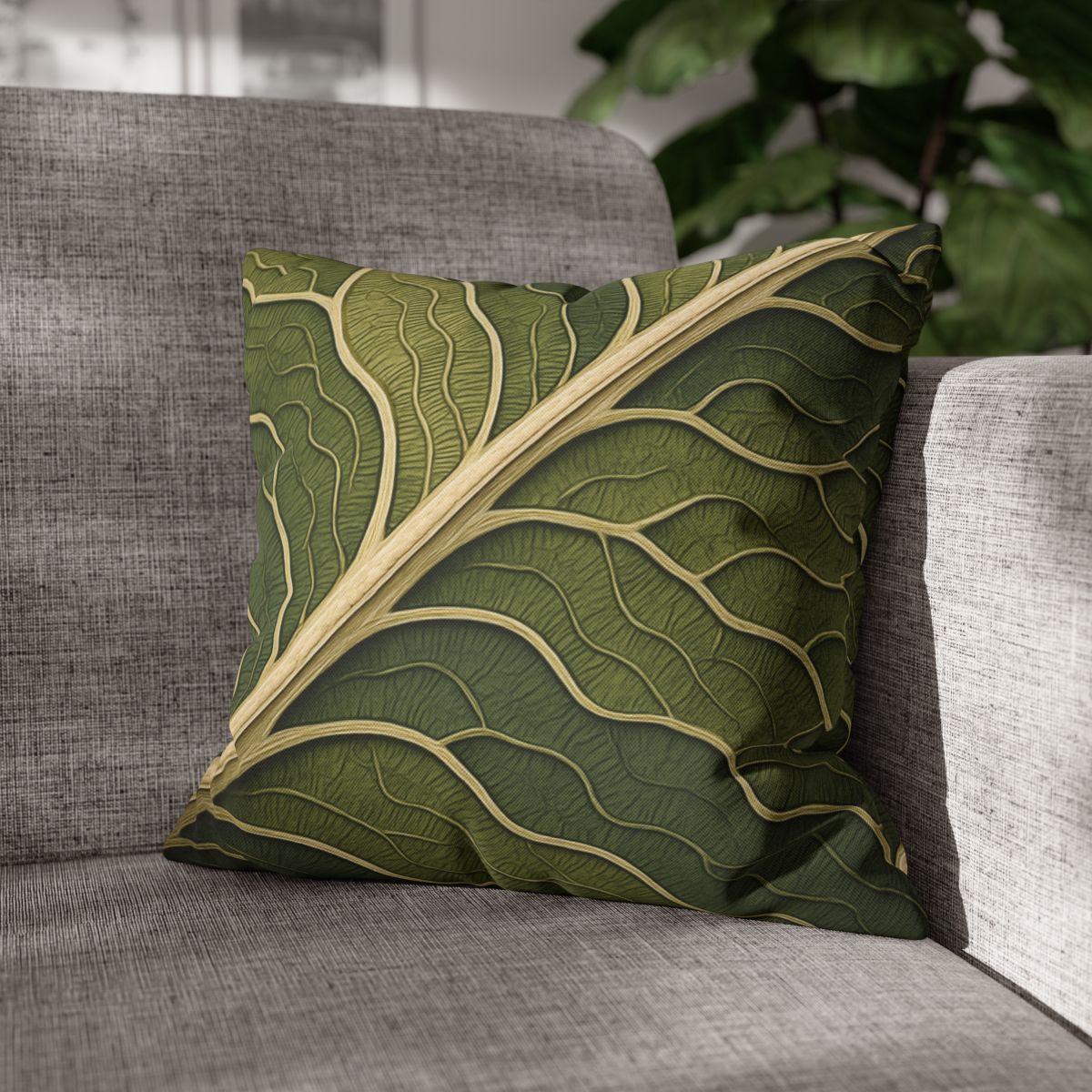 Leaf Vein Topography trendy patterned pillow cases