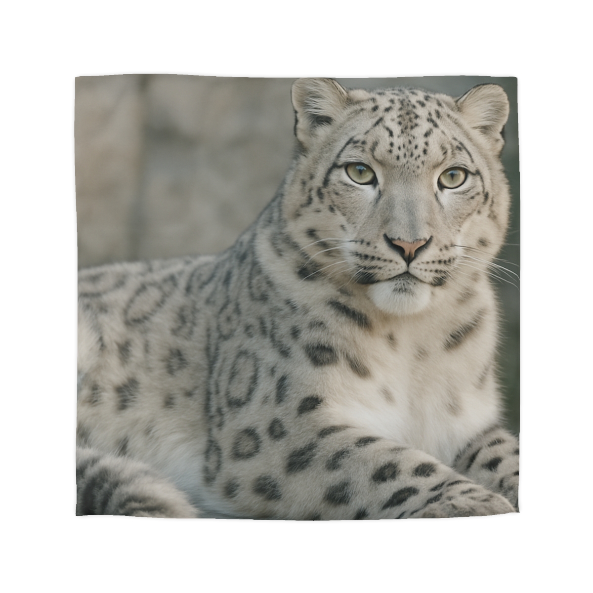 Hidden Realm Snow Leopard unique patterned duvets