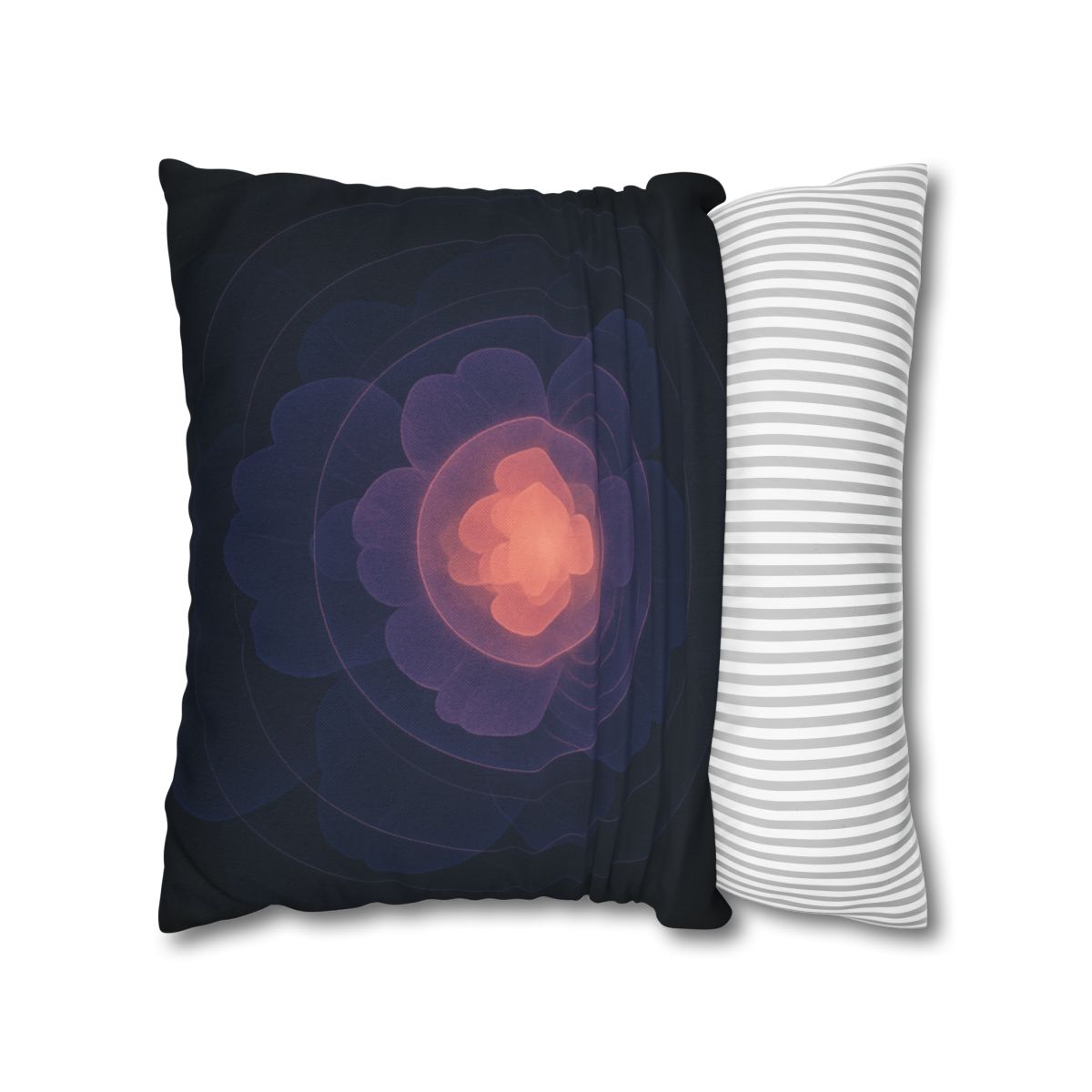 Petal Halo Interference stylish decorative pillowcases