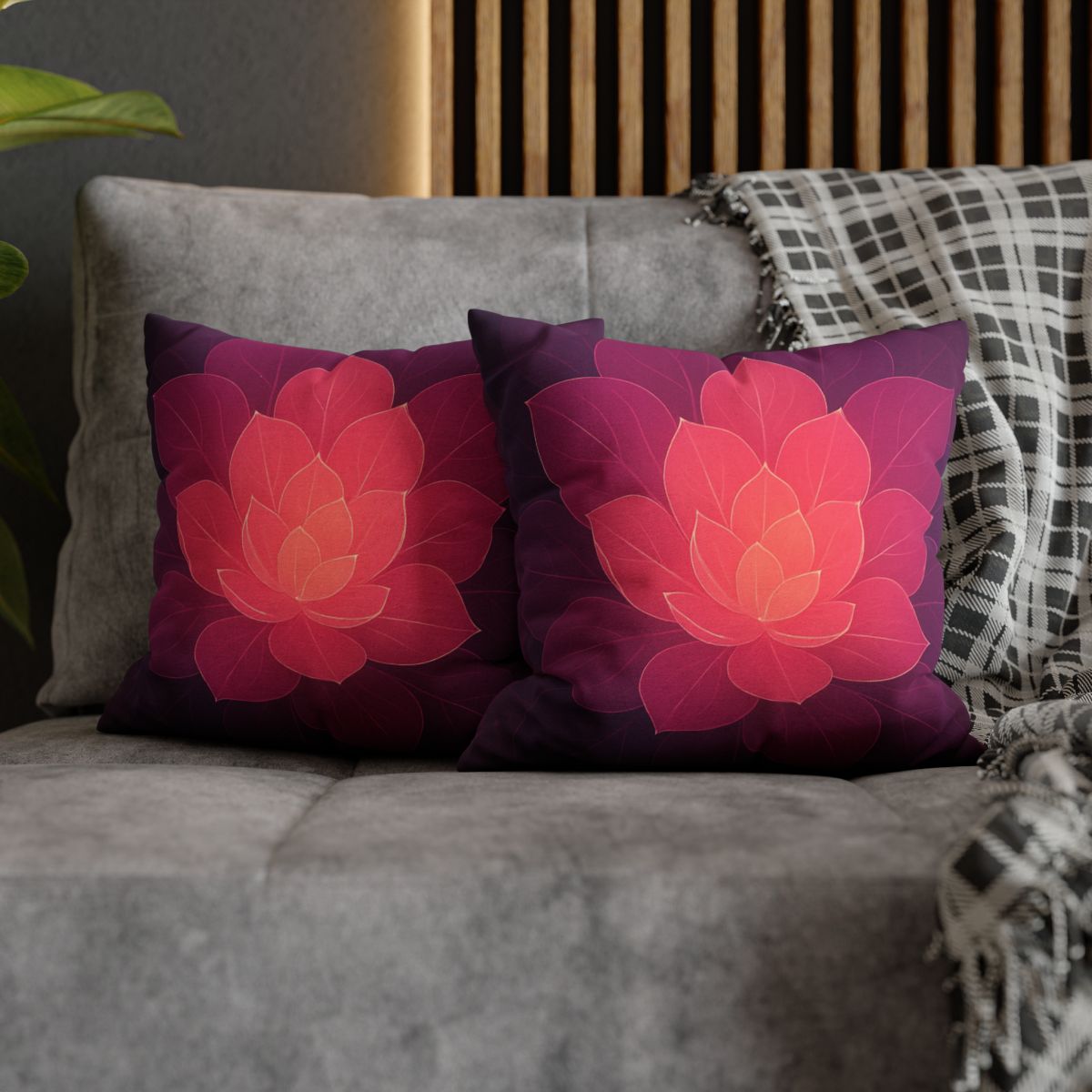 Petal Prism Overlap personalized pillow covers