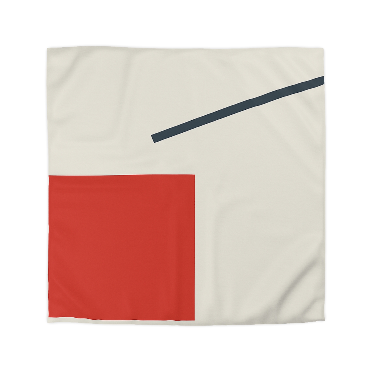 Diagonal Square And Bar Balance personalized bedding duvets
