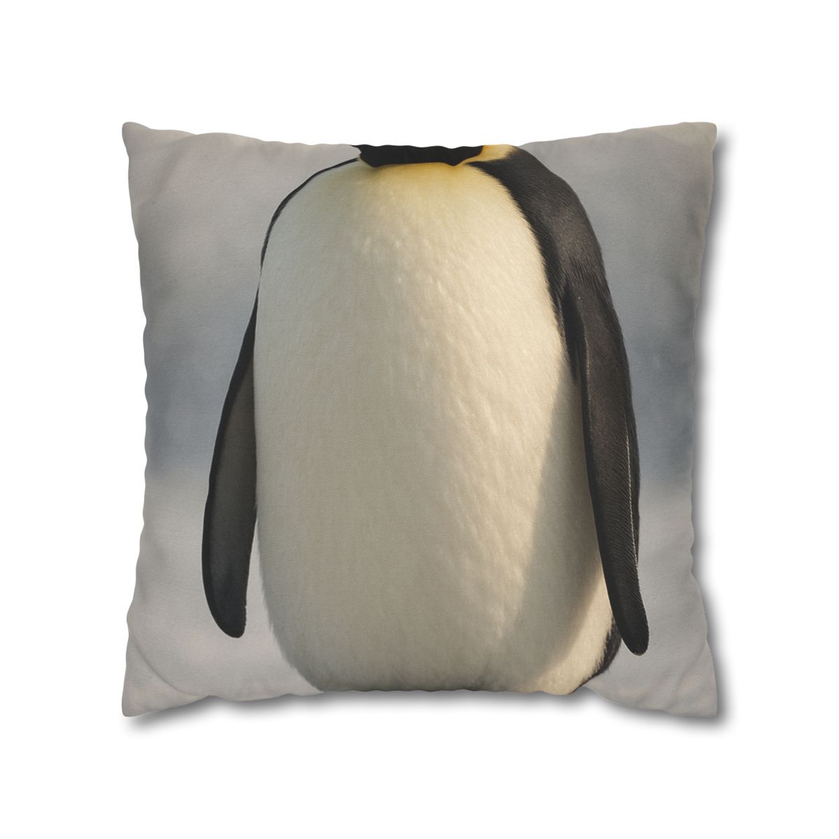 Frost Halo Emperor Penguin personalized pillow covers