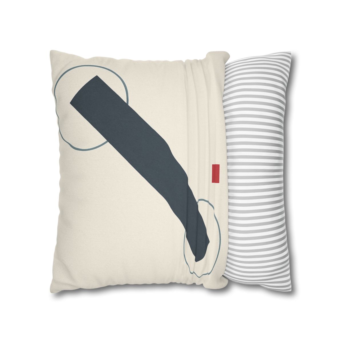 Diagonal Bar With Twin Orbits soft cotton pillow cases