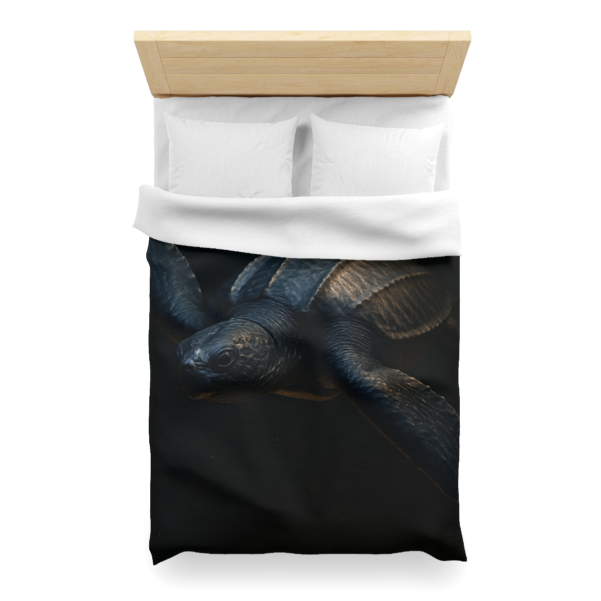 Starlit Drift Leatherback Sea Turtle unique patterned duvets