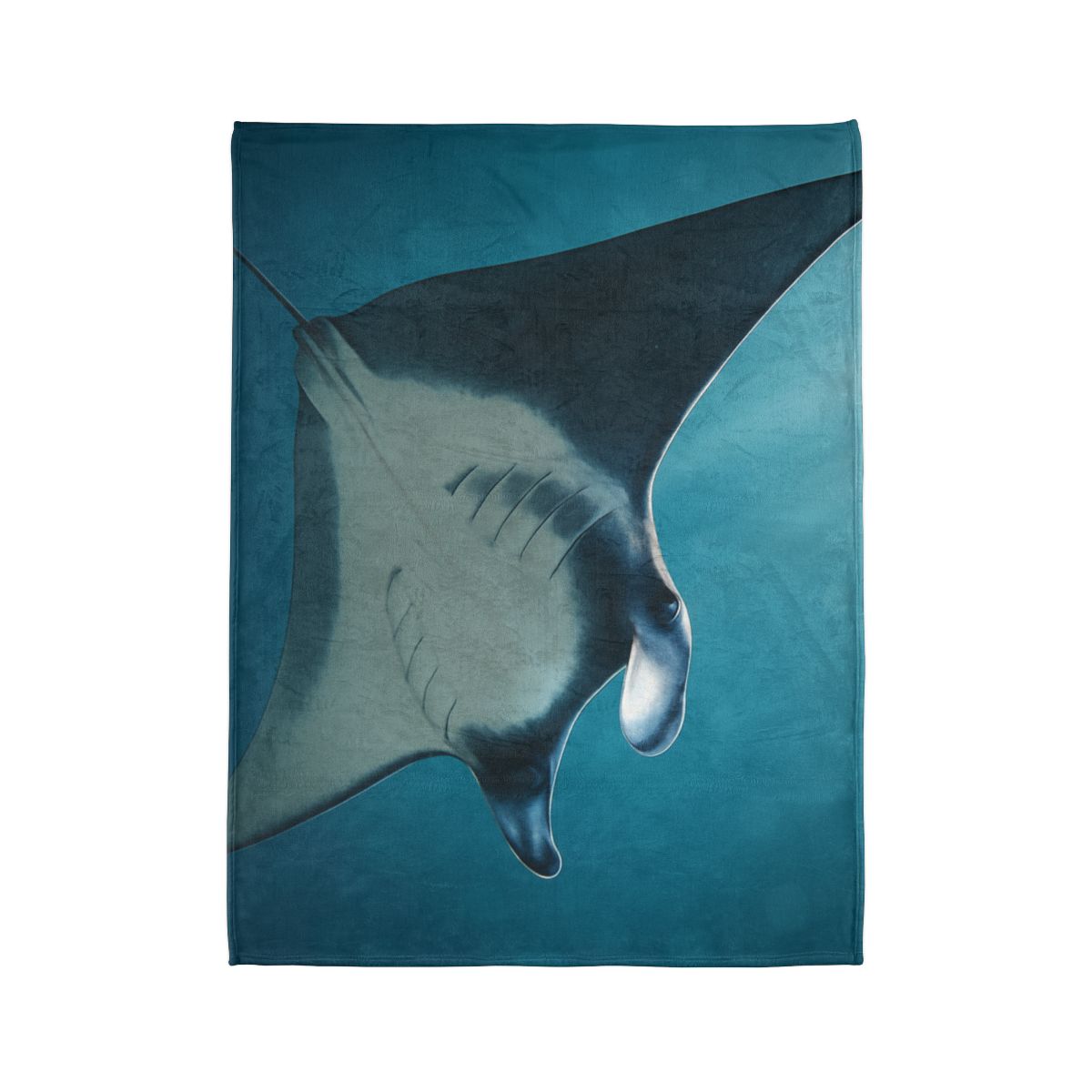 Starlit Surge Manta Ray trendy patterned blankets