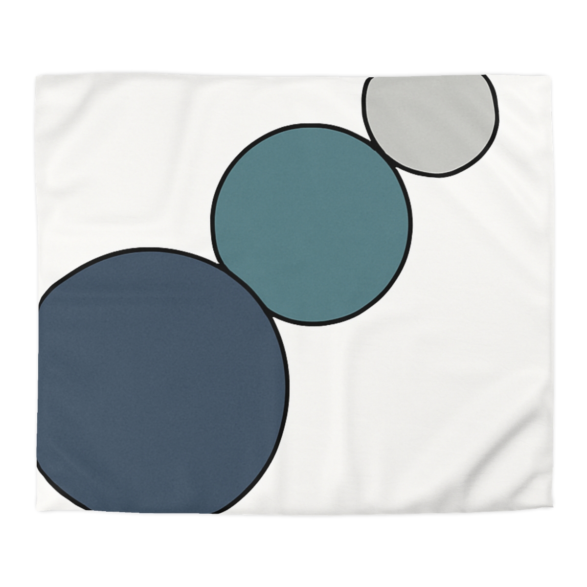 Staggered Circle Trio custom duvets