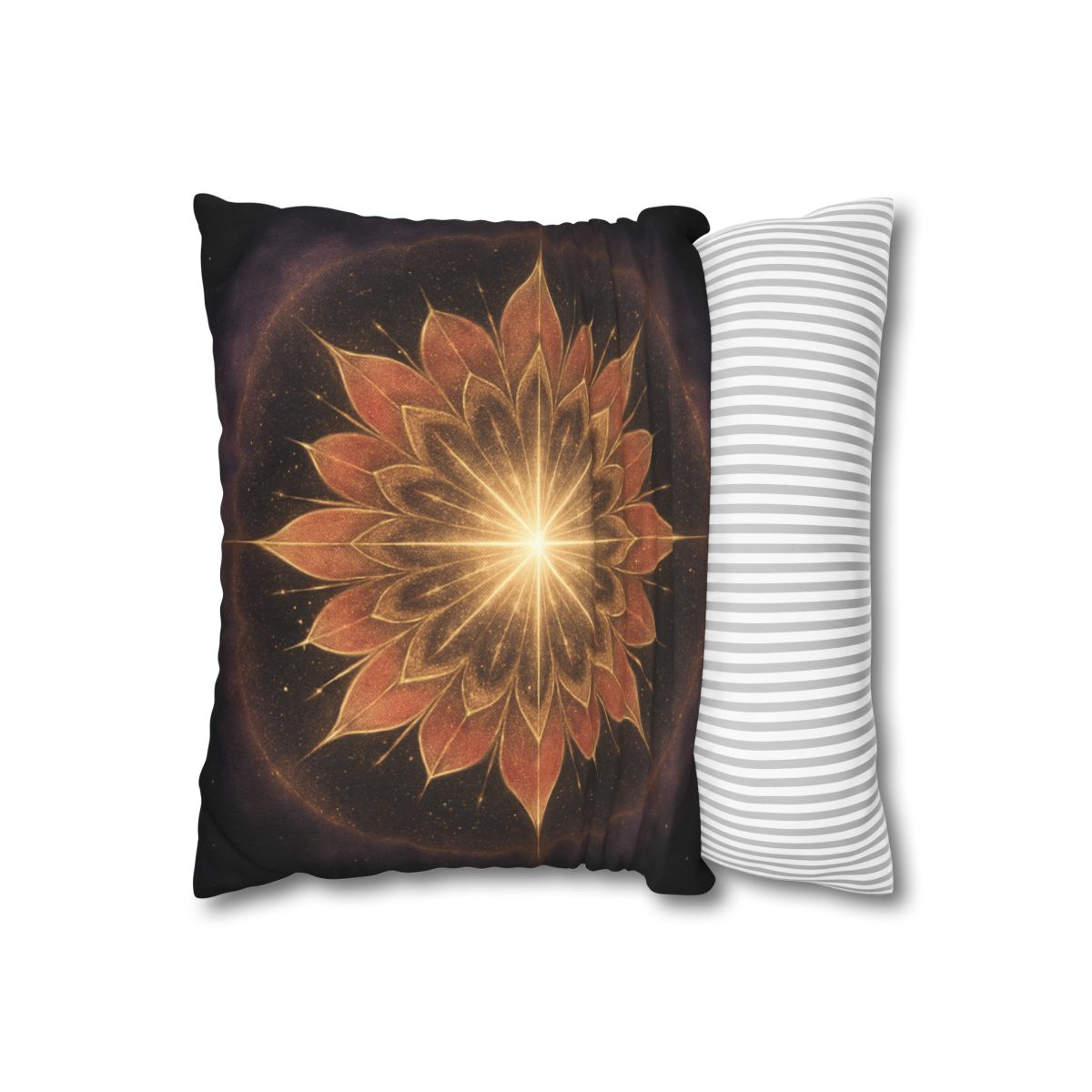 Starburst Petal Crown soft cotton pillow cases
