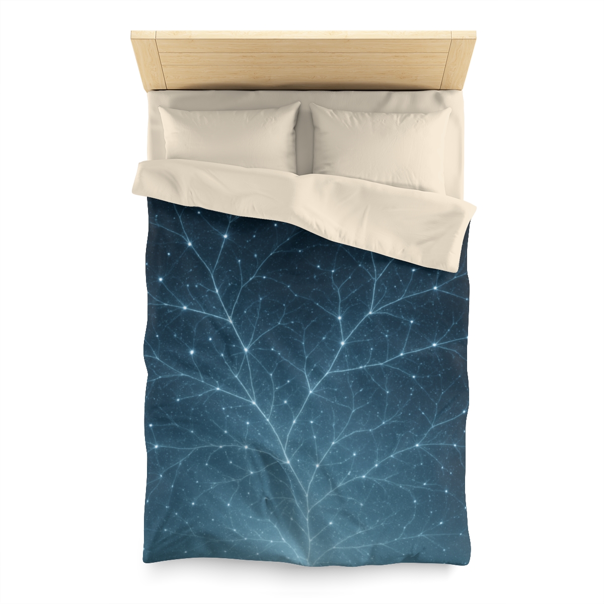 Starlit Fractal Canopy duvets for gifts